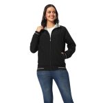 VARSITY - SANTHOME Women's Lightweight Reversible Bomber Jacket - Image 6