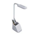 ALMERE - Giftology 3-in-1 Desk Lamp with 15W Wireless Charger & Pen Holder - White - Image 2