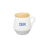 SEVILLA - eco-neutral Ceramic Mug with Bamboo Lid - White - Image 5