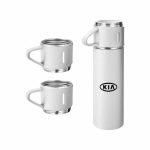 SAFFLE - Giftology Family Set of Vacuum Flask & Two Cups - White - Image 7