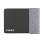 CAMDEN - Giftology 14" Felt Laptop Sleeve With 15W Magnetic Charger - Black - Image 4