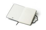 Moleskine Hard Cover, Medium Size Ruled Notebook - Black - Image 4