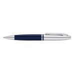 Cross Calais™ Chrome/Blue Lacquer with Polished Chrome Appointments Ballpoint Pen - Image 2