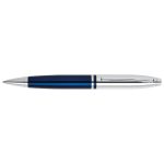 Cross Calais™ Chrome/Blue Lacquer with Polished Chrome Appointments Ballpoint Pen - Image 3