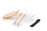 CORNETO - Hans Larsen Glass Lunch Box with Bamboo Cutlery - Image 2