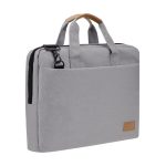 SLOTEN - Santhome® 15" Laptop Bag - Grey/Tan - Image 2