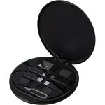 OSLO Mag - @memorii Recycled 15W Magnetic Wireless Charger Multicable Set - Black - Image 4