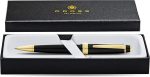 Cross Bailey Light™ Polished Black Resin and Gold Tone Ballpoint Pen (Blue Ink) - Image 5