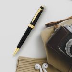 Cross Bailey Light™ Polished Black Resin and Gold Tone Ballpoint Pen - Image 7