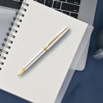 Cross Coventry Polished Chrome with Gold Tone Appointments Ballpoint Pen - Image 6