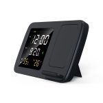 RISE - Giftology Digital Alarm Clock & Wireless Charger - Black - Image 8