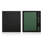 LENZEN - CHANGE ZERO Sustainable Gift Set with Refillable Notebook, Pen & USB Keychain - Green - Image 7
