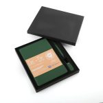 LENZEN - CHANGE ZERO Sustainable Gift Set with Refillable Notebook, Pen & USB Keychain - Green - Image 8