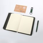 LENZEN - CHANGE ZERO Sustainable Gift Set with Refillable Notebook, Pen & USB Keychain - Green - Image 9