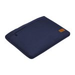 SALCEA - Santhome® 15" Laptop Sleeve - Navy Blue/Tan - Image 4