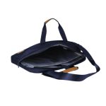 SLOTEN - Santhome® 15" Laptop Bag - Navy Blue/Tan - Image 2