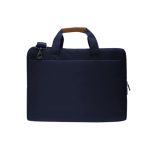 SLOTEN - Santhome® 15" Laptop Bag - Navy Blue/Tan - Image 5