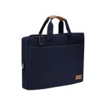 SLOTEN - Santhome® 15" Laptop Bag - Navy Blue/Tan - Image 7