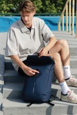 XDDESIGN Urban Water Resistant Flap-top Backpack - Navy - Image 14