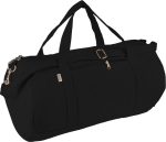 PUEBLA - GRS-certified Recycled Cotton Duffel / Gym Bag - Black - Image 2