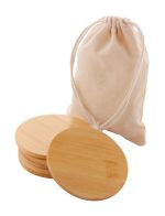 BAMBI SET - eco-neutral Set of 6 Bamboo Coasters - Image 3