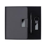 REGENT - Giftology Set of Notebook, Keychain and Pen - Black - Image 3
