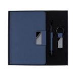 REGENT - Giftology Set of Notebook, Keychain and Pen - Blue - Image 2