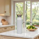 ALMERIA - Giftology Double Wall Stainless Steel Bottle 500ml - White - Image 3