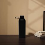 CADIZ - Giftology Double Wall Stainless Steel Bottle 500ml - Black - Image 2