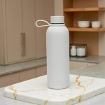 CADIZ - Giftology Double Wall Stainless Steel Bottle 500ml - White - Image 3