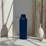 CADIZ - Giftology Double Wall Stainless Steel Bottle 500ml - Navy Blue - Image 2