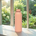 CADIZ - Giftology Double Wall Stainless Steel Bottle 500ml - Peach Pink - Image 2