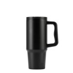 BERN 2.0 - Hans Larsen Recycled Stainless Steel Tumbler with Straw Lid - Black - Image 7