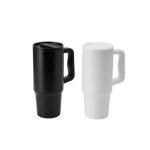 BERN 2.0 - Hans Larsen Recycled Stainless Steel Tumbler with Straw Lid - White - Image 5