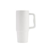 BERN 2.0 - Hans Larsen Recycled Stainless Steel Tumbler with Straw Lid - White - Image 6