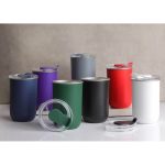 NIMI - Giftology Double Wall Travel Mug 300ml - Navy Blue - Image 5