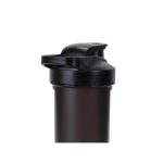FINIQ - Giftology Protein Shaker Water Bottle with Cup - Black - Image 4