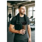 FINIQ - Giftology Protein Shaker Water Bottle with Cup - Black - Image 5