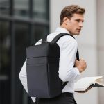 HALIFAX - Santhome Deluxe 15.6" Laptop Backpack - Black - Image 5