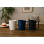 FALLO - Giftology Ceramic Cup with Wide Grip 400 ml - Blue - Image 3