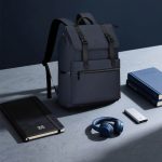 LEON - Giftology 17" Rolltop Backpack - Blue - Image 3