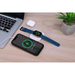 TURIN - @memorii Foldable Wireless Charger and Multicable Set - Navy Blue - Image 11
