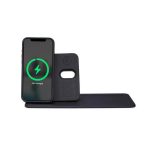 AVRON - Giftology 3-in-1 Magnetic Wireless Charger Desk Tray - Black - Image 2
