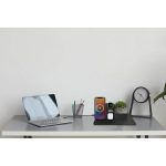 AVRON - Giftology 3-in-1 Magnetic Wireless Charger Desk Tray - Black - Image 7