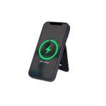 MAG3 - Giftology 3-in-1 Magnetic Wireless Charger Card Holder - Black - Image 6
