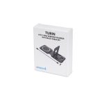 TURIN - @memorii Foldable 2-in-1 Wireless Charger and Multicable Set - Black - Image 4