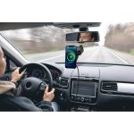 VIRTON - Giftology Magnetic Car Phone Holder and 15W Wireless Charger - Black - Image 6