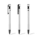 PILA - Recycled Aluminium Ballpoint Pen - White - Image 2