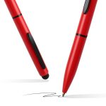 SVEN - Metal Ballpoint Pen with Stylus - Red - Image 11