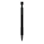 PILA - Recycled Aluminium Ballpoint Pen - Black - Image 5
